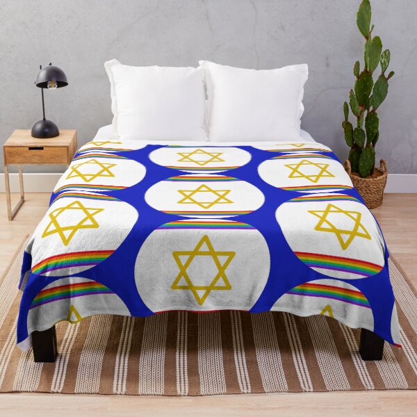 Item preview, Freedom Pride / Tel Aviv Pride Star of David (stripes) designed and sold by PeaceforIsrael.
