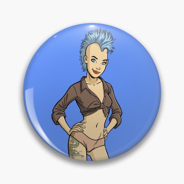 Artikelvorschau, CutiePie Nr. 66 – Punk-Mädchen mit Drachentattoo entworfen und verkauft von CutiePiesArt.