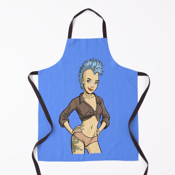 Item preview, CutiePie #66 - Punk girl with dragon tattoo designed and sold by CutiePiesArt.