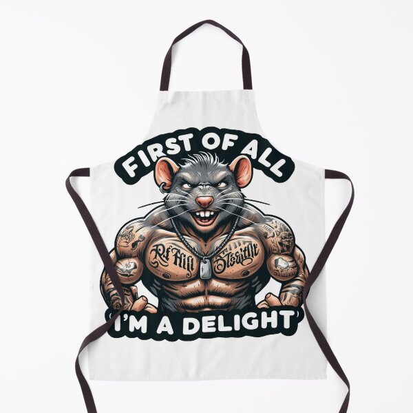 Item preview, Tough Rat with a Delightful Attitude designed and sold by FatGiantCat.