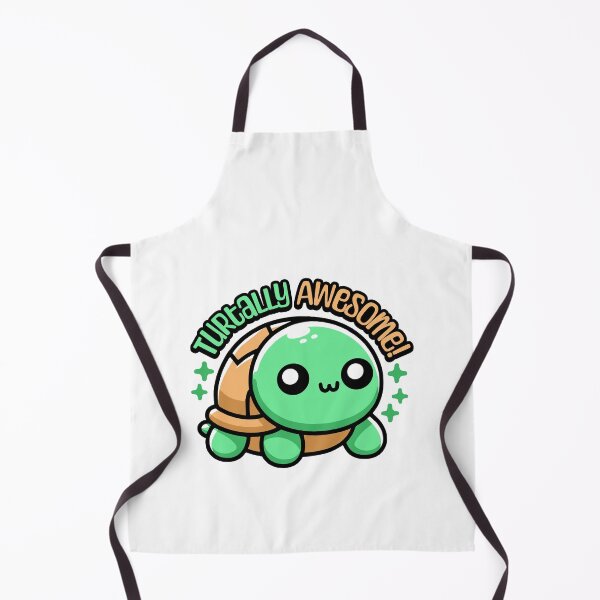 Item preview, Turtally Awesome! Kawaii Cute Turtle Pun designed and sold by PMCreative.