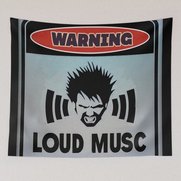 Item preview, WARNING! loud music designed and sold by Gnfree.