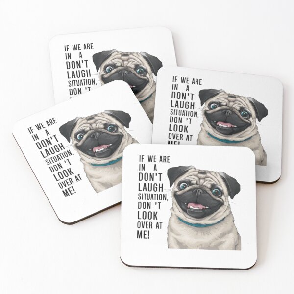 Item preview, Cute  watercolor  pug dog designed and sold by Sameena Fatima.