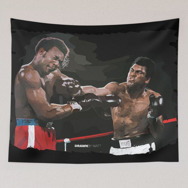 Item preview, Foreman vs Ali Drawing designed and sold by DrawnByMatt.