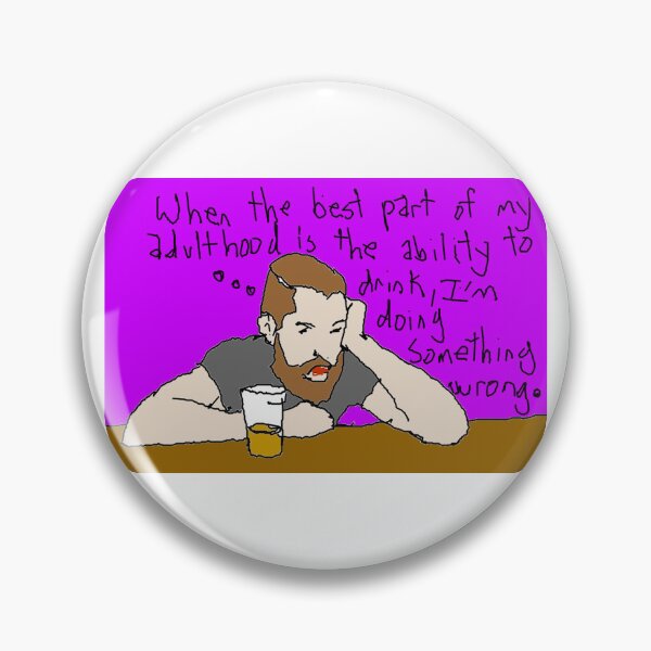 Item preview, Adulthood Blues: Bar Bumblings of a Regretful Man - Silly Comic designed and sold by Ignorant-Artist.