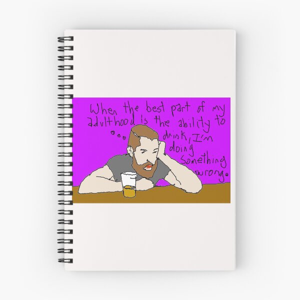 Item preview, Adulthood Blues: Bar Bumblings of a Regretful Man - Silly Comic designed and sold by Ignorant-Artist.