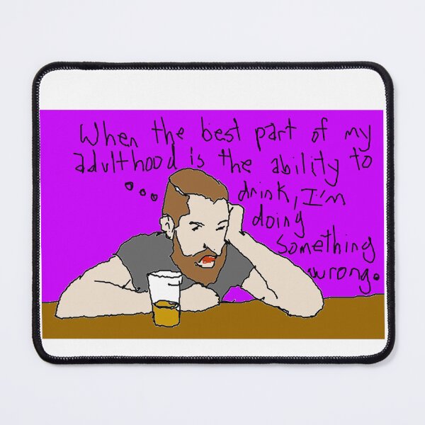 Item preview, Adulthood Blues: Bar Bumblings of a Regretful Man - Silly Comic designed and sold by Ignorant-Artist.
