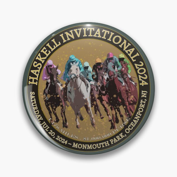 Item preview, The Haskell Stakes 2024 Horse Racing Design designed and sold by Ginny Luttrell.