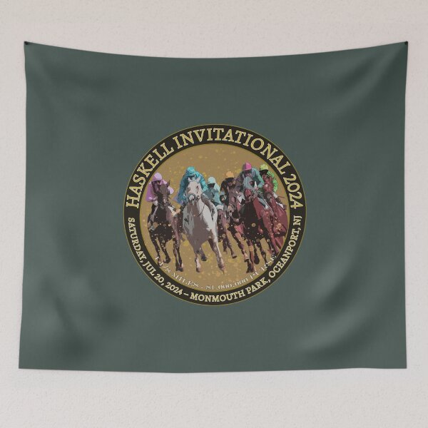 Item preview, The Haskell Stakes 2024 Horse Racing Design designed and sold by Ginny Luttrell.