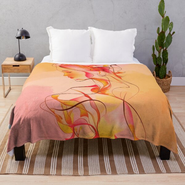 Item preview, abstract silhouette of a woman designed and sold by aipaint.