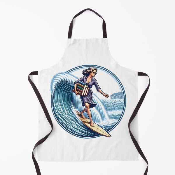 Item preview, The Surfin' Librarian! designed and sold by joystreethouse.