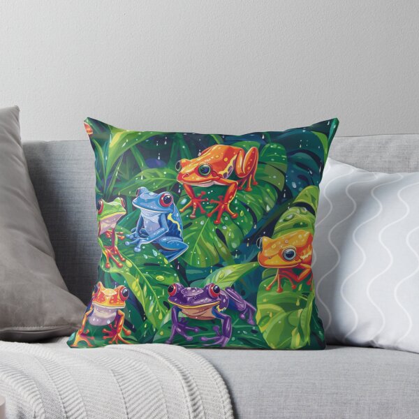 Item preview, Vibrant Amphibians: A Colorful Rainforest Delight designed and sold by Luna-Artistry.