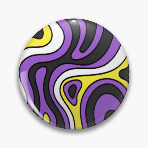 Item preview, Nonbinary Pride Trippy Swirls designed and sold by everything4eva.