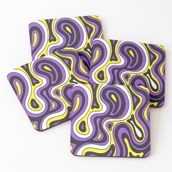 Item preview, Nonbinary Pride Trippy Swirls designed and sold by everything4eva.