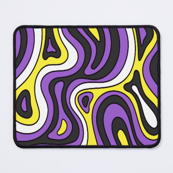 Item preview, Nonbinary Pride Trippy Swirls designed and sold by everything4eva.
