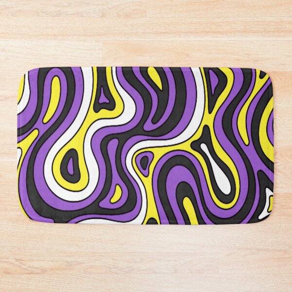 Item preview, Nonbinary Pride Trippy Swirls designed and sold by everything4eva.