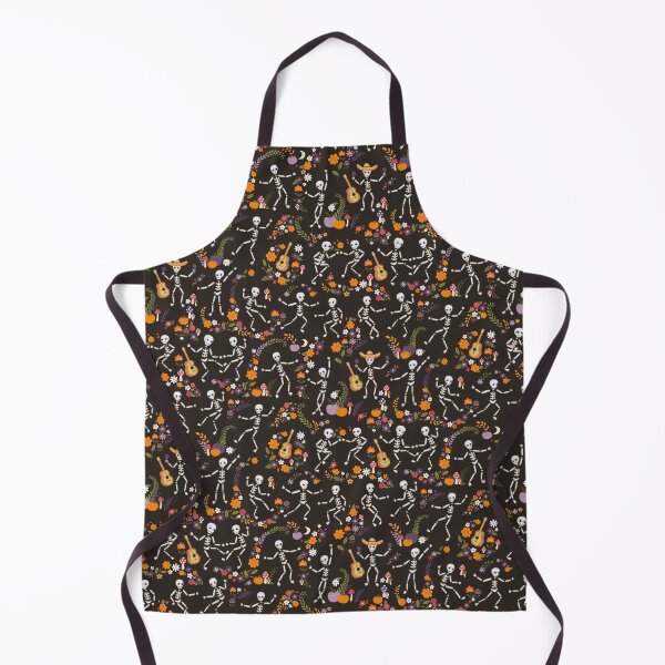 Item preview, Halloween Barn Dance - orange and lilac on dark brown by Cecca Designs designed and sold by Cecca-Designs.