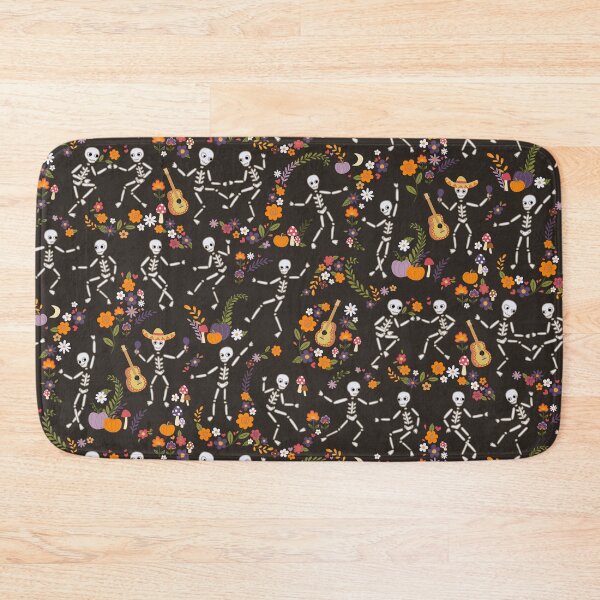Item preview, Halloween Barn Dance - orange and lilac on dark brown by Cecca Designs designed and sold by Cecca-Designs.