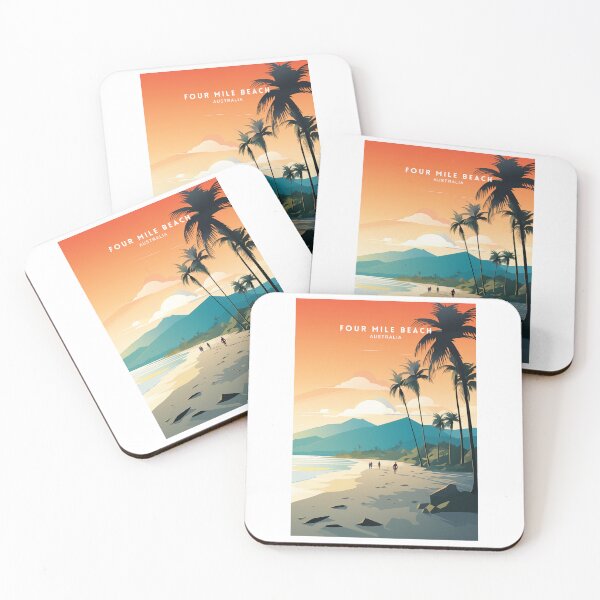 Item preview, Four Mile Beach Australia Coastal Bliss designed and sold by NeuralVibe.