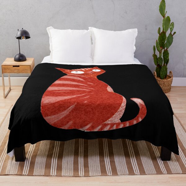 Item preview,  Red Cat (Black BG) designed and sold by BessoChicca.
