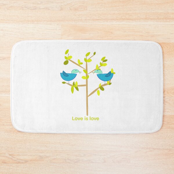 Item preview, Blue birds love is love original artwork by Kathryn Mussack designed and sold by K Mussack.