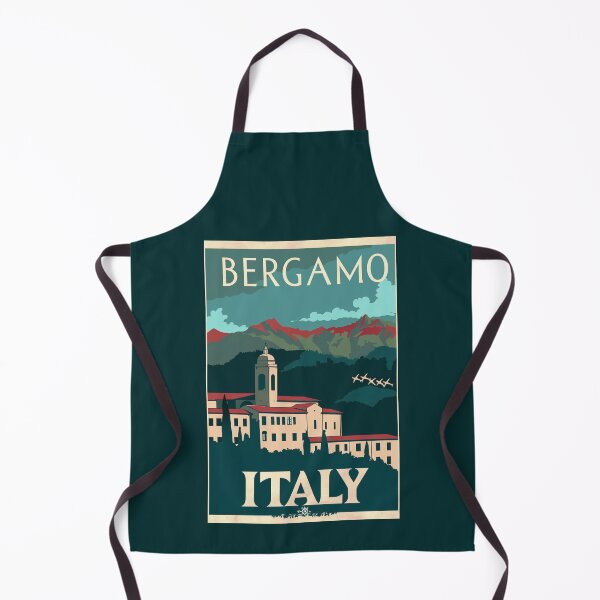 Item preview, A Vintage Travel Illustration of Bergamo - Italy designed and sold by GoodOldVintage.
