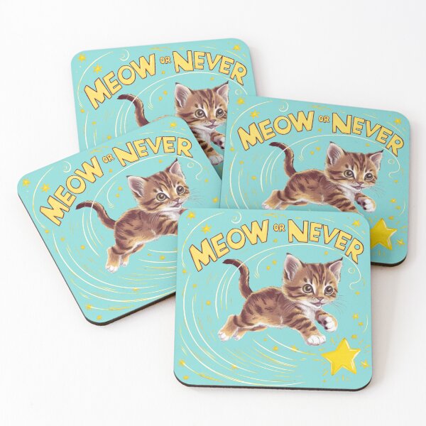 Item preview, Meow or Never - A kitten's call to adventure! designed and sold by Claw Prod Co.