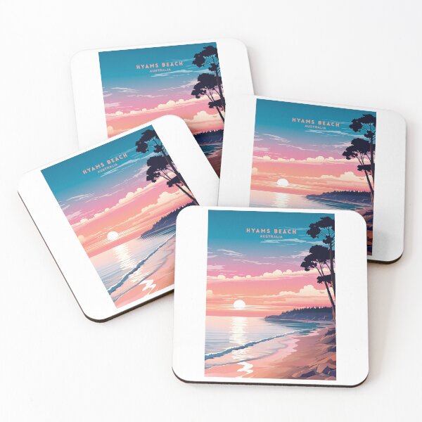 Item preview, Hyams Beach Australia White Sands designed and sold by NeuralVibe.
