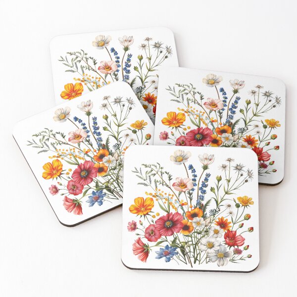 Artikelvorschau, Vintage Wildflower Clipart entworfen und verkauft von MONDOPLY.