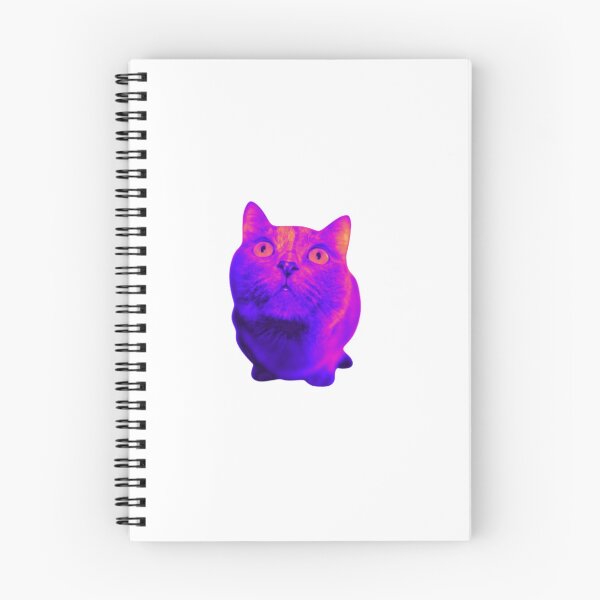 Item preview, trippy kitty cat pink and purple designed and sold by daikon420.