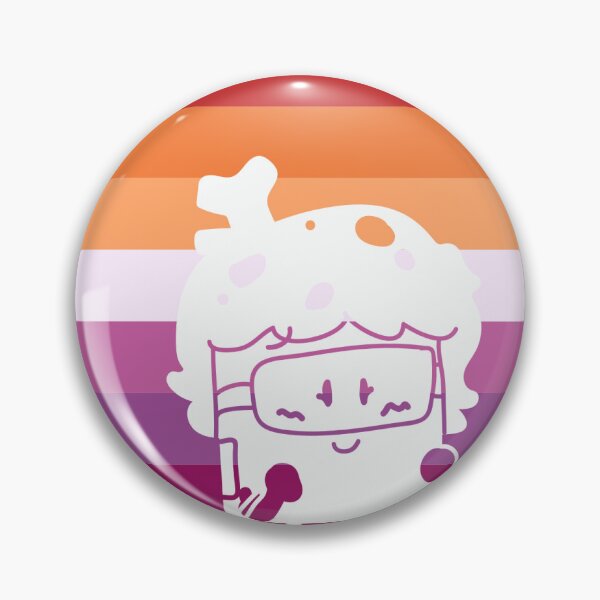 Item preview, Lesbian Pride Pin - TWB designed and sold by Gamebuilder2000.