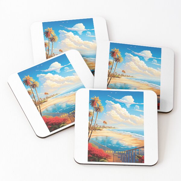 Item preview, Fort Myers Florida Coastal Paradise designed and sold by NeuralVibe.