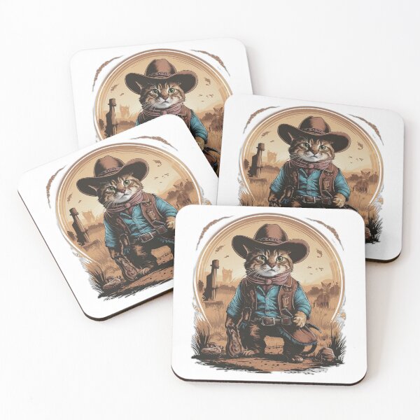 Item preview, Cowboy Cats Photographic Print designed and sold by onicaras.
