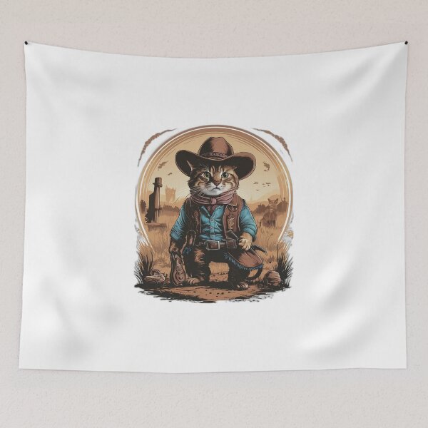 Item preview, Cowboy Cats Photographic Print designed and sold by onicaras.