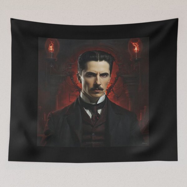 Item preview, nikola tesla vampire designed and sold by sevenmountains.