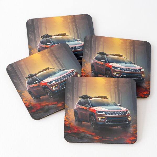 Item preview, Adventure SUV In Autumn Forest designed and sold by RevUpDesign.