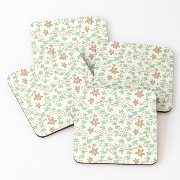 Item preview, Jungle vines - ivory green and brown designed and sold by SerahO.