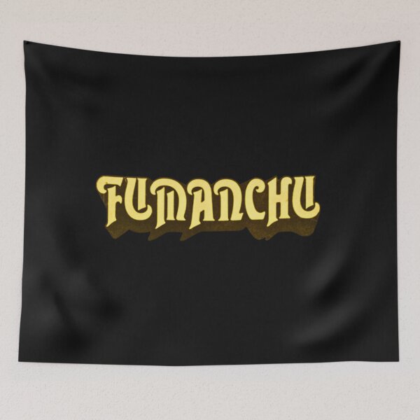 Item preview, Fu manchu logo Art designed and sold by MetalRockMusic.