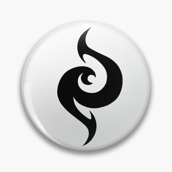 Aperçu de l'œuvre Symbole de fusion Wuthering Waves noir créée et vendue par Heteyy.