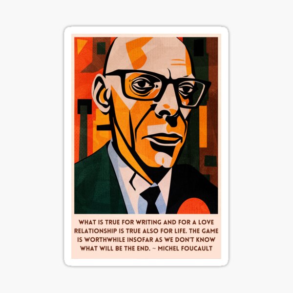 Item preview, Michel Foucault on writing and love designed and sold by Ryan Skinnell.