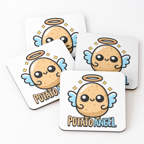 Item preview, Cute Kawaii Potato Angel Cartoon designed and sold by PMCreative.