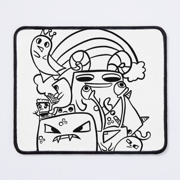 Item preview, Doodle art funny and crazy characters lineart designed and sold by Crazy4Graphics.