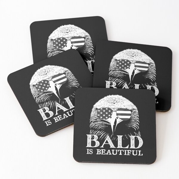 Item preview, Bald Is Beautiful Design T-Shirt, Bald Eagle 4th of July Independence Shirt, Proud Americans Apparel designed and sold by Viran-Designs.