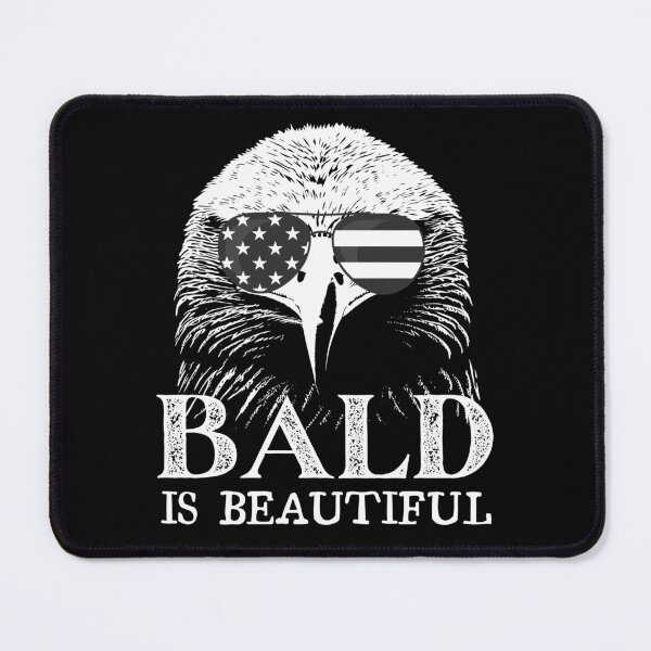 Item preview, Bald Is Beautiful Design T-Shirt, Bald Eagle 4th of July Independence Shirt, Proud Americans Apparel designed and sold by Viran-Designs.