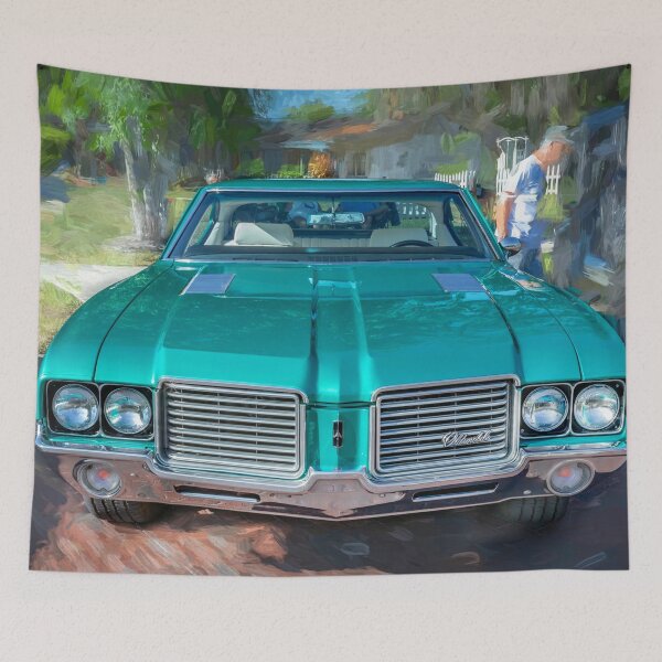 Item preview, 1972 Radiant Green Oldsmobile Cutlass X120 designed and sold by RichFrancoCars.