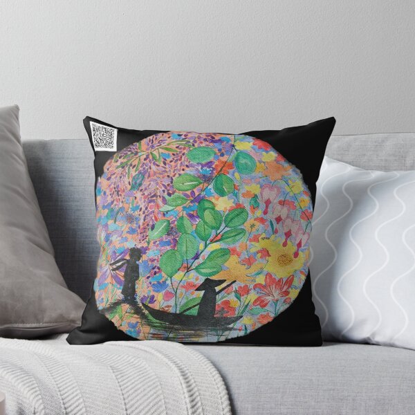 Item preview, Flower moon - watercolor planet collection designed and sold by bv-art.