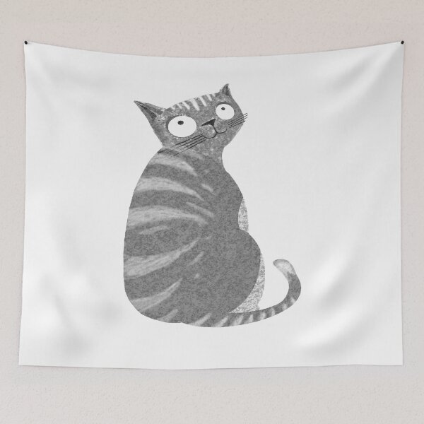 Item preview, Grey Cat  designed and sold by BessoChicca.