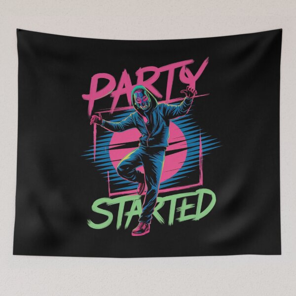 Item preview, Party Started designed and sold by HowMonkeyShop.