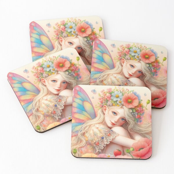 Item preview, Fairy in a flower garden designed and sold by Celedrine-art.