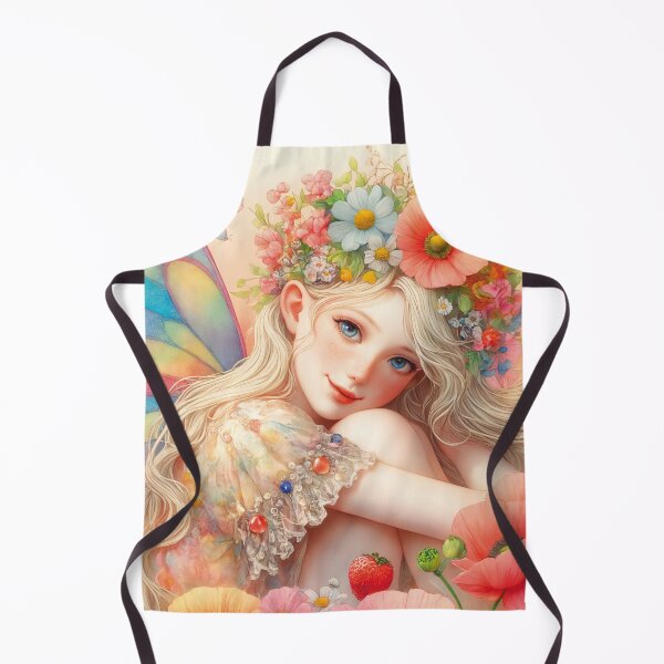 Item preview, Fairy in a flower garden designed and sold by Celedrine-art.